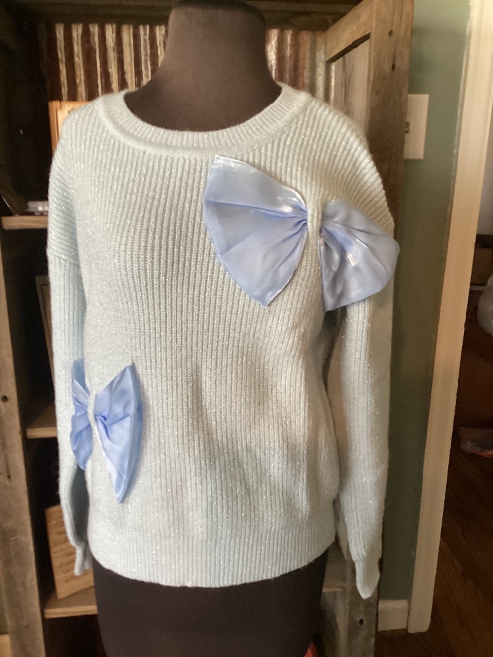 NWT Simply Southern knit sweater ladies M